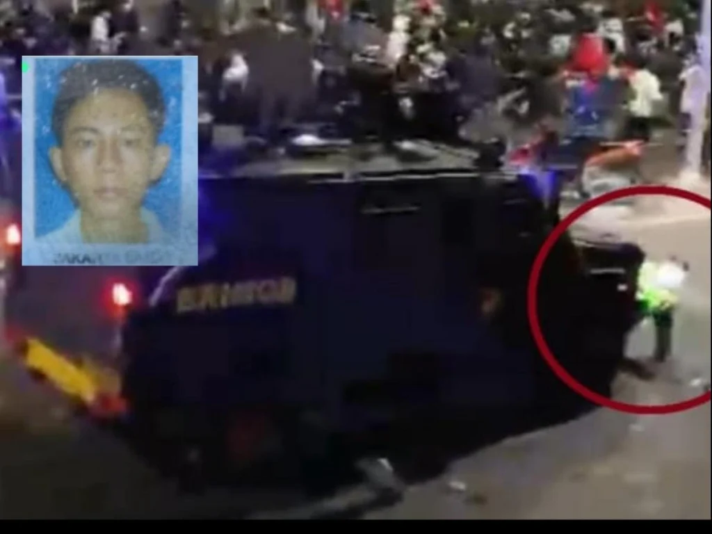 Ojol Terlindas Brimob